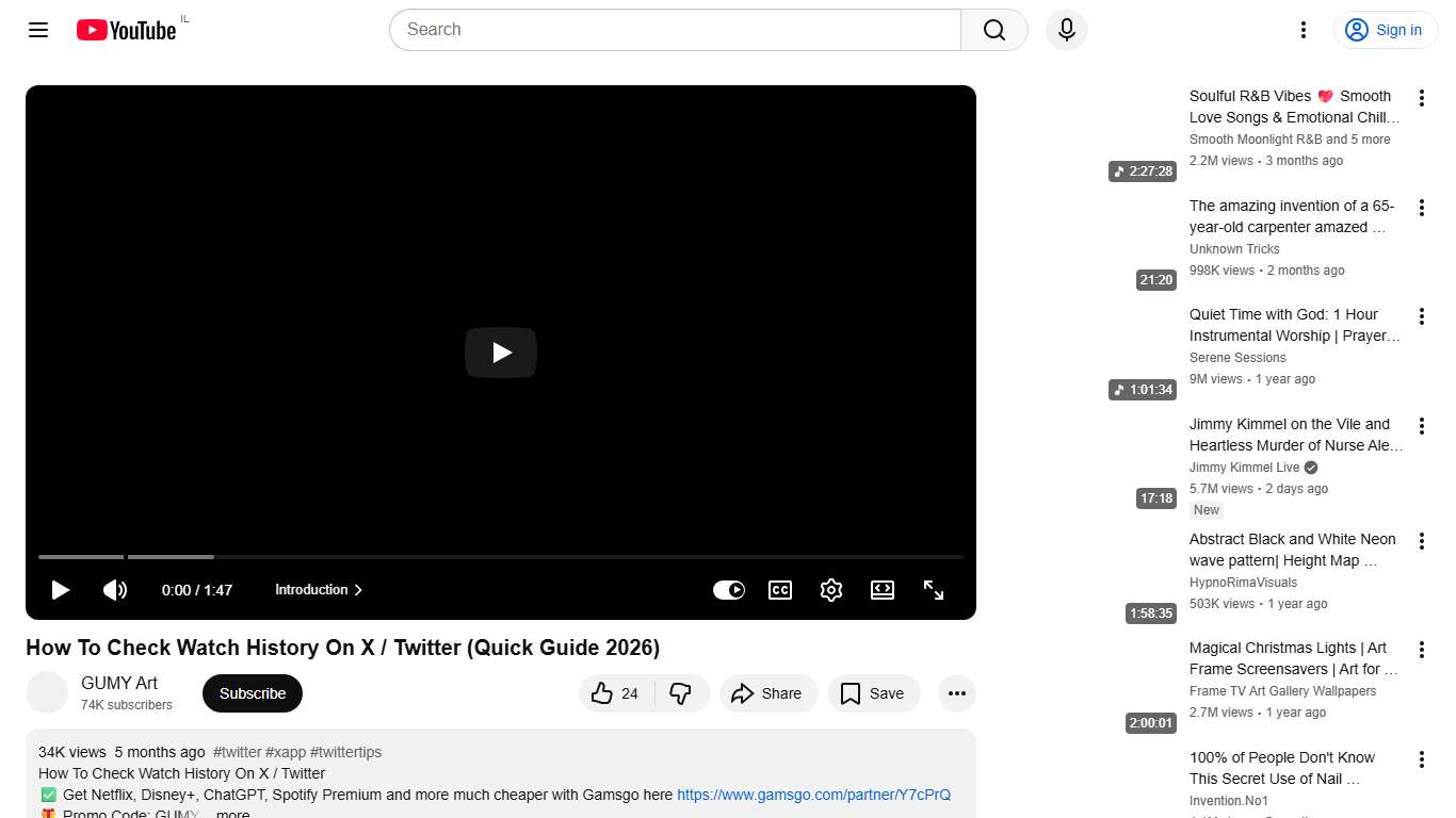 How To Check Watch History On X / Twitter (Quick Guide 2026) - YouTube